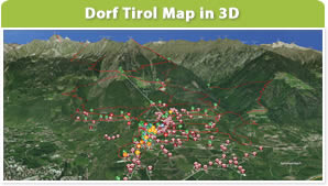 3D Karte Dorf Tirol